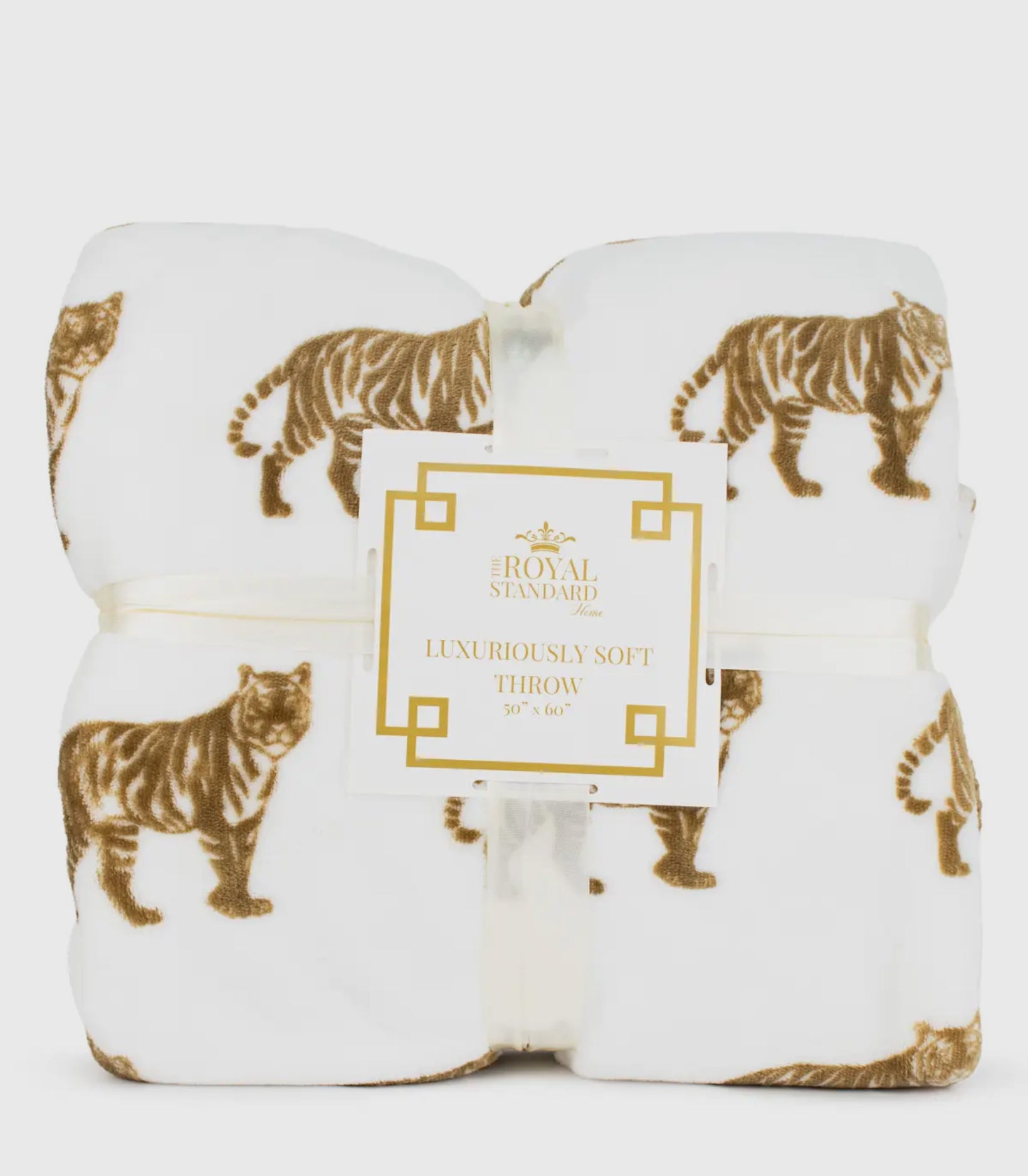 Tigers Throw Fleece 50X60