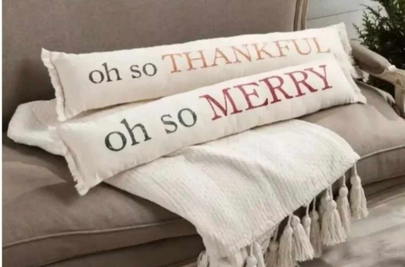 Double-Sided Holiday Pillows