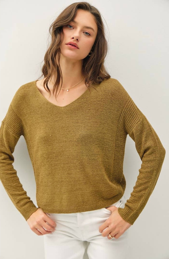 Moss Breezy Sweater