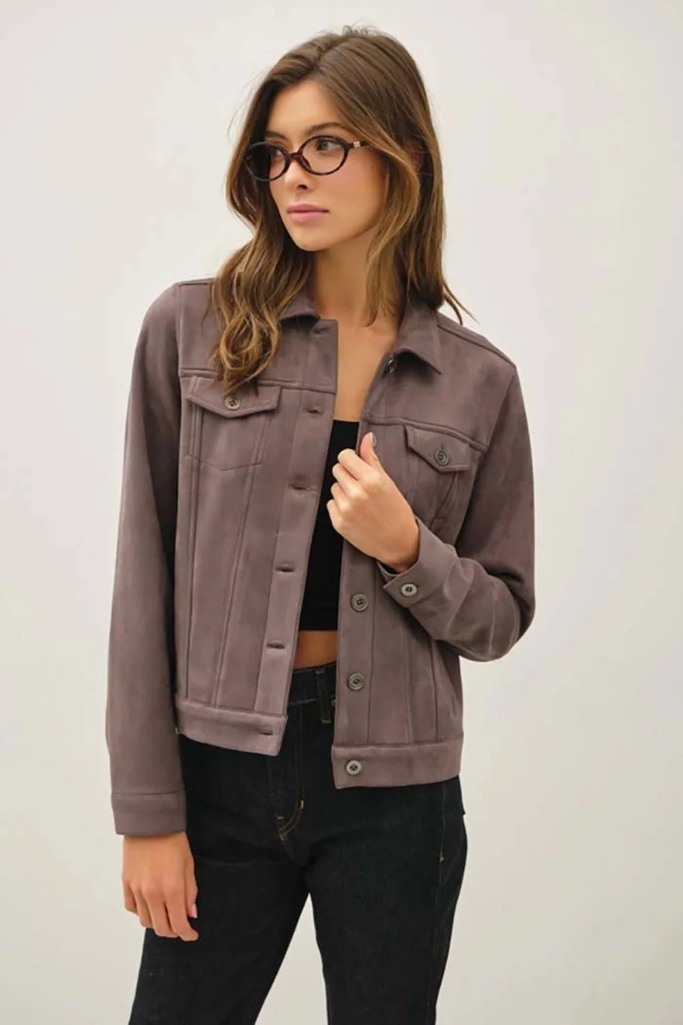Buttery Suede Feel Jacket - 4 Daughters Boutique