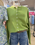 EESOME Green Button Knit Cardigan - 4 Daughters Boutique
