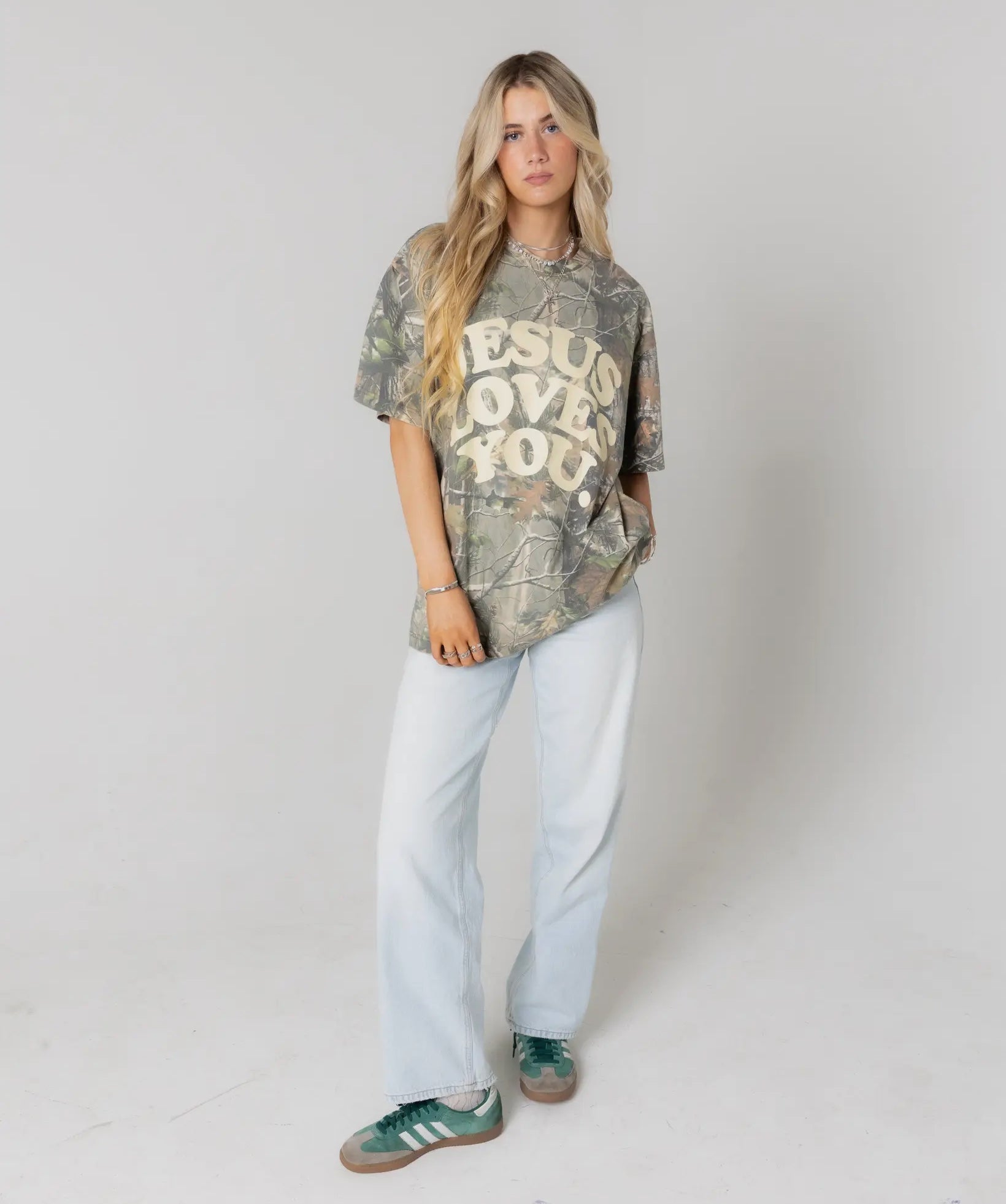 Heavyweight Camo Tee - 4 Daughters Boutique