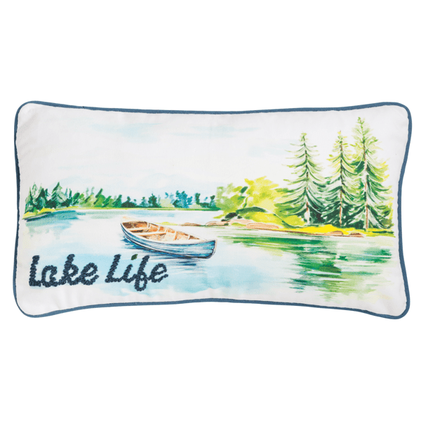 LAKE LIFE PILLOW - 4 Daughters Boutique