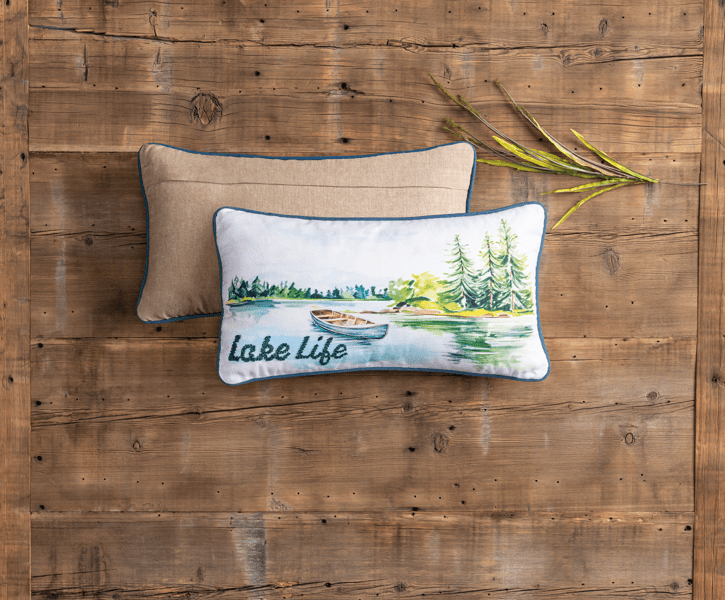 LAKE LIFE PILLOW - 4 Daughters Boutique