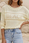 LDC Knitted Beach Sweater - 4 Daughters Boutique