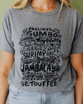 Louisiana Cajun Cuisine Tee - 4 Daughters Boutique