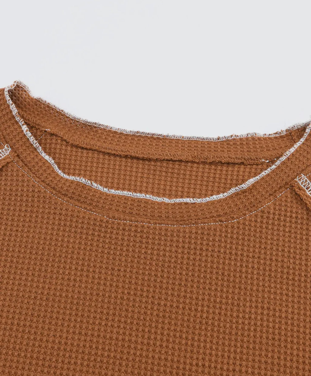 Textured Long Sleeve - Camel - 4 Daughters Boutique