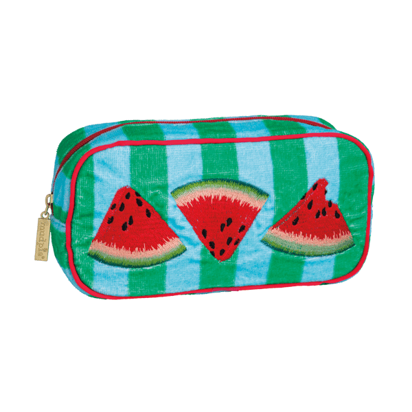 WATERMELON EMBROIDERED TERRY CLOTH CASE - 4 Daughters Boutique
