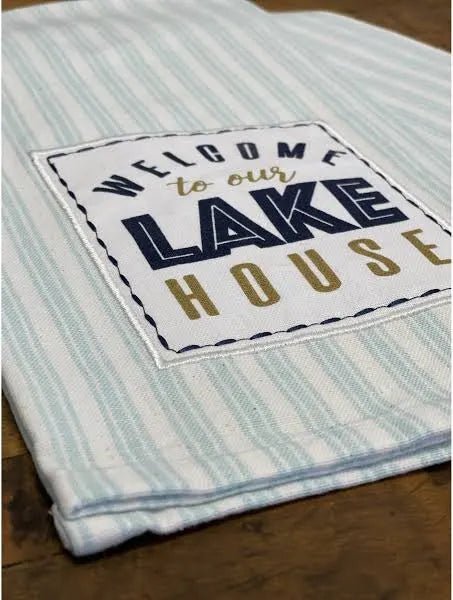 Welcome To The Lake Hand Towel - 4 Daughters Boutique